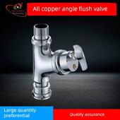 日心之精密角度冲洗阀马桶老式 手紧马桶延时阀全铜冲洗阀芯 旋钮式