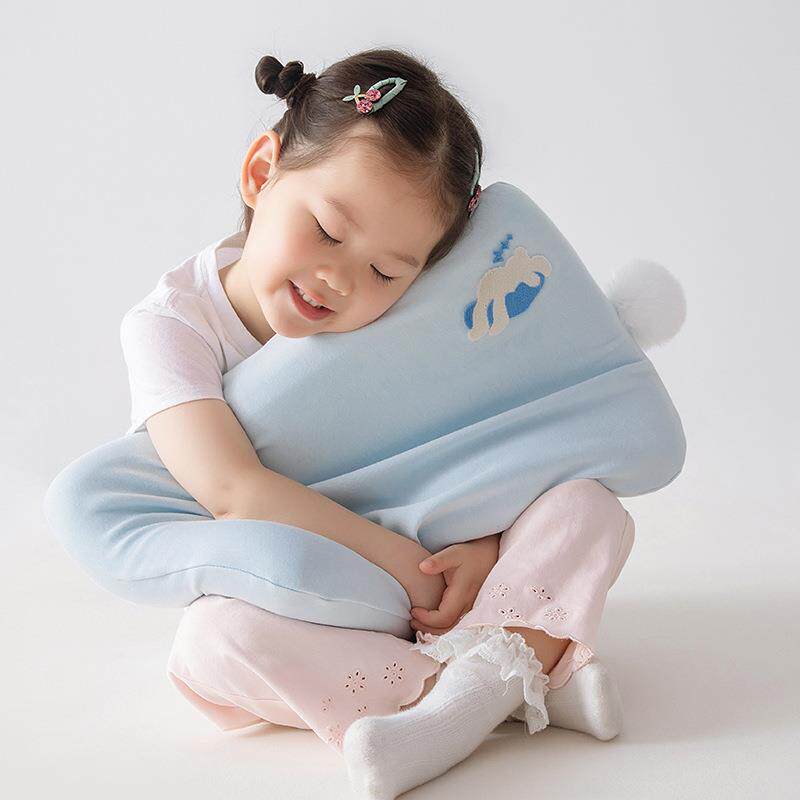 A类婴级儿母童记忆棉芯枕头6岁以上A类儿童儿专用枕可水洗慢回童