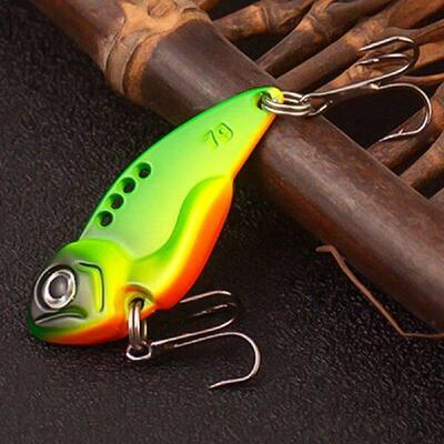 5Pcs Metal VIB 7g Spinner Spoon Fishing Lures Vibration