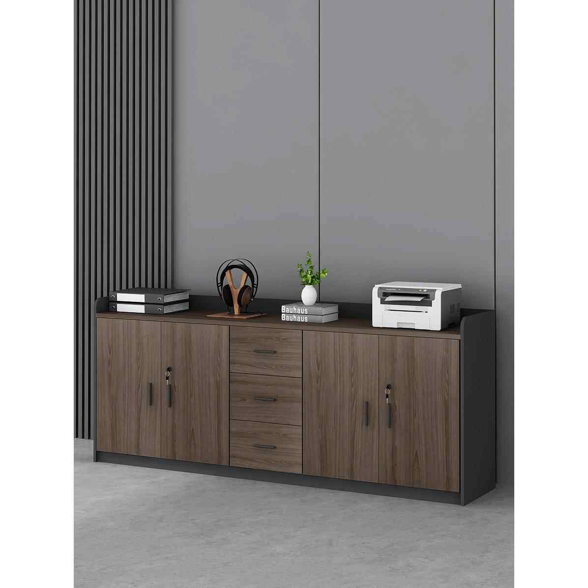 办公室茶水柜文件柜矮柜隔断柜边柜木质收纳柜储物柜子带锁办公柜,商业/办公家具,办公茶水柜,淘宝优惠券,粉丝福利购,淘宝优惠卷