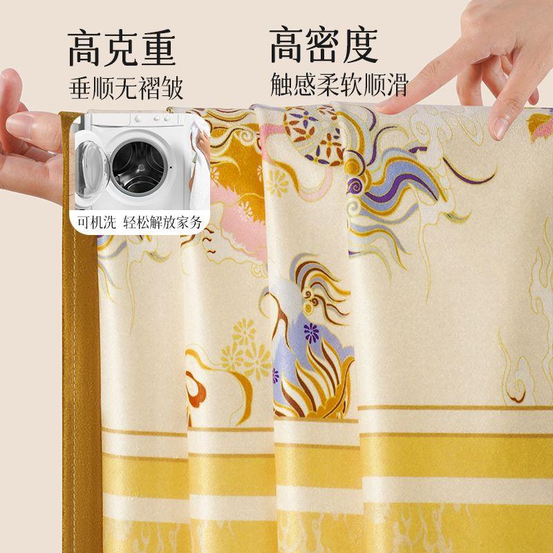 【醒狮献瑞】桌旗新中式禅意干泡台茶席轻奢高端茶巾茶桌垫布茶旗