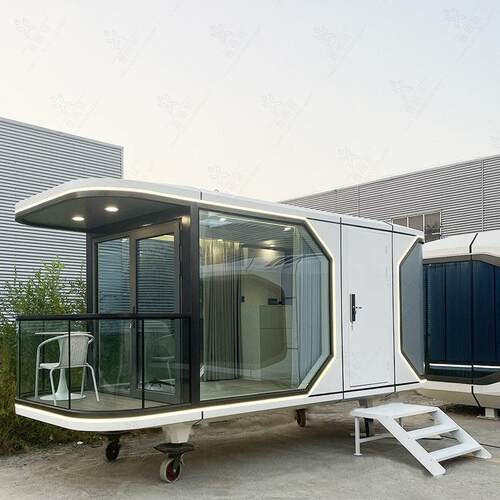 住进自然风光露营派对太空舱户外休闲度假山庄全屋智能民宿客舱
