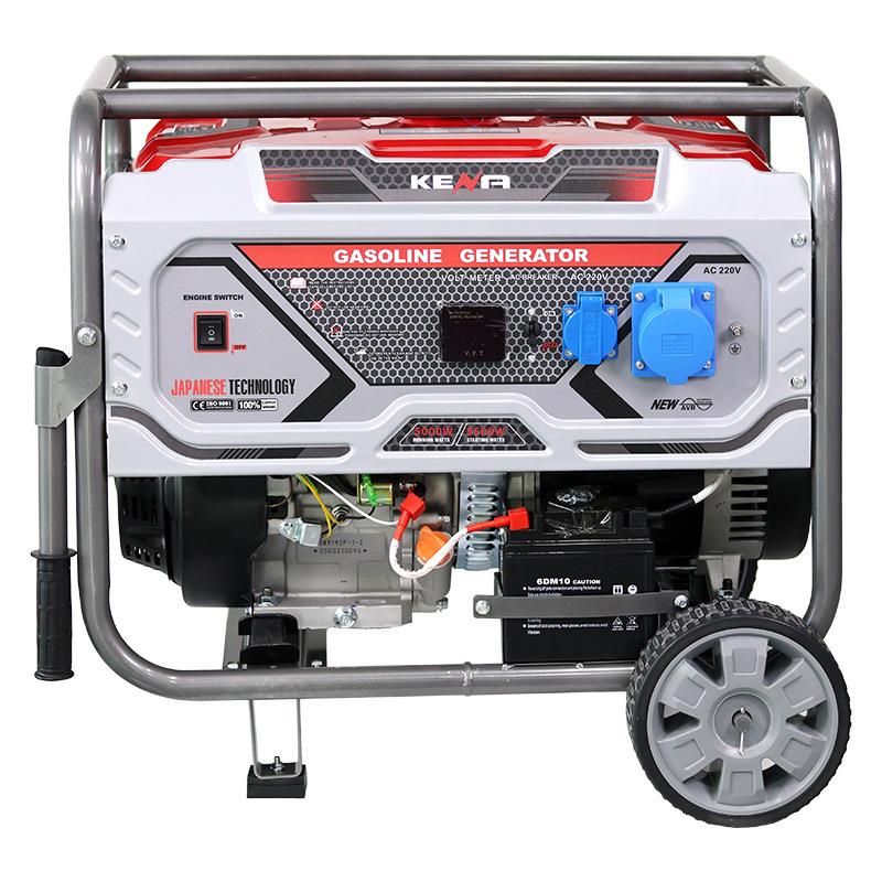 定制出口汽油发电机组3kw5KW/10千瓦单三相220V/380V发电机便携