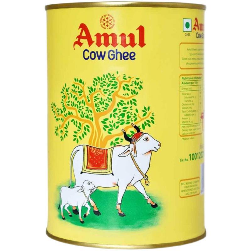 BTCAhmul Pu re Cow Gee-1ltr(Yelolw tin)黄罐