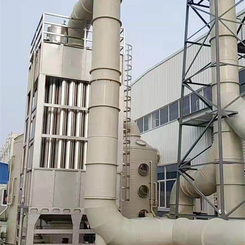 纺织厂沥青搅拌站油烟油雾净化器湿式静电油雾处理系统电捕焦油器
