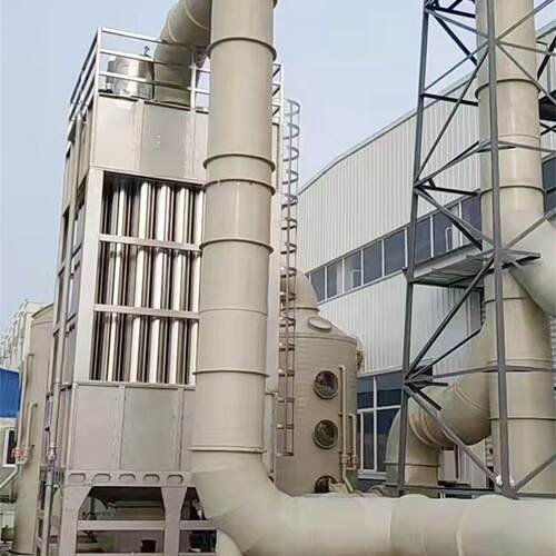 纺织厂沥青搅拌站油烟油雾净化器湿式静电油雾处理系统电捕焦油器