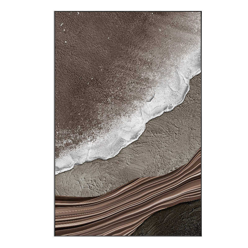 现代简约大芬村油画手绘肌理画客厅沙发背景装饰画壁画玄关走廊画