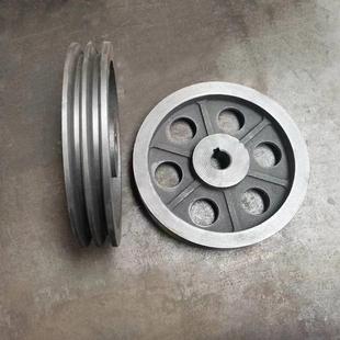 三角皮带轮工业皮带盘2槽B型双槽铸铁电机槽轮外径100-300电机轮