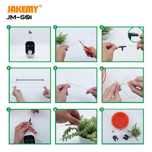 亚马逊JAKEMY家庭懒人自动浇花器 家用智能定时植物浇水器JM-G01