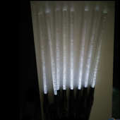 饰亚克坪力气泡棒太阳能灯灯 led灯草棒花园太阳能 气泡装 灯8gas