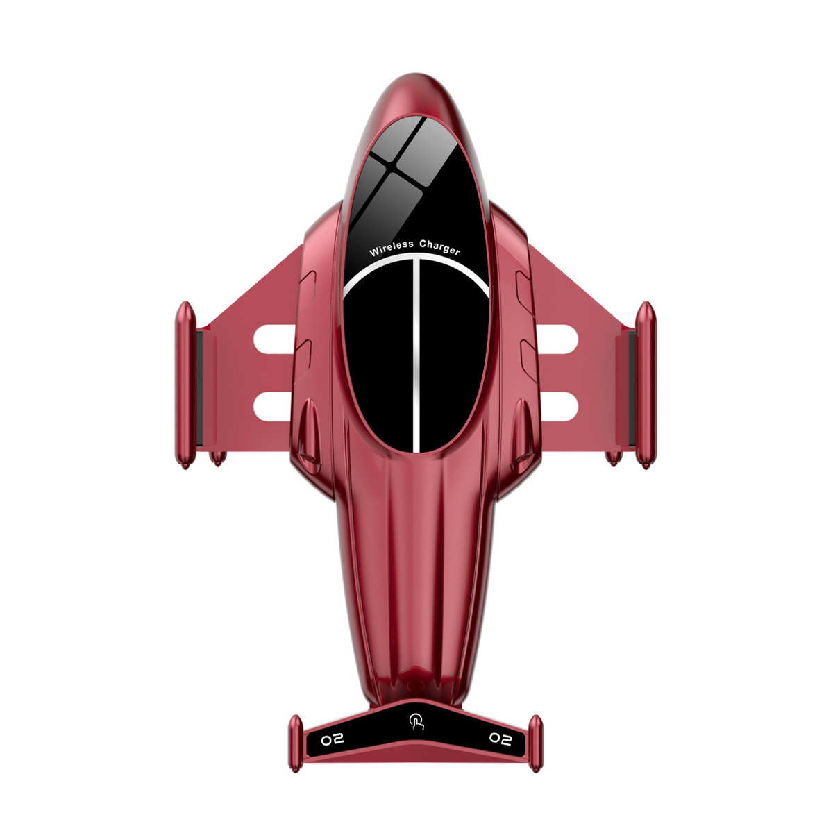 出风口智能夹可充电支架无线车载汽车用品充电器支架导航源头魔