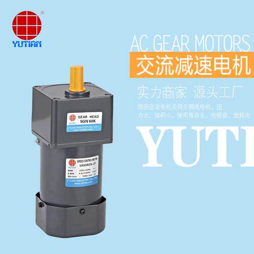 60瓦电机60W阻尼减速马达5R60GU-CF/5GU3可逆式减速电机