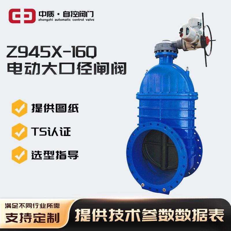 大口径电动闸阀Z945X软密封开关调节型大口径污水用阀门球墨铸铁