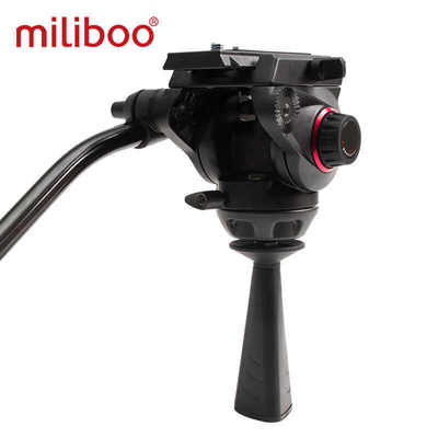 miliboo米泊MYT803 802 801 M8三脚架液压云台摄影摄像球形台