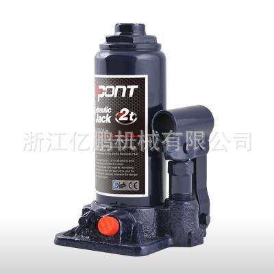 厂家 2t油压立式千斤顶 黑色车用油压千斤顶