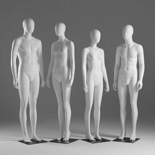 全身模特道具女服装店展示架橱窗拍摄男女服装假人人体情侣模特架