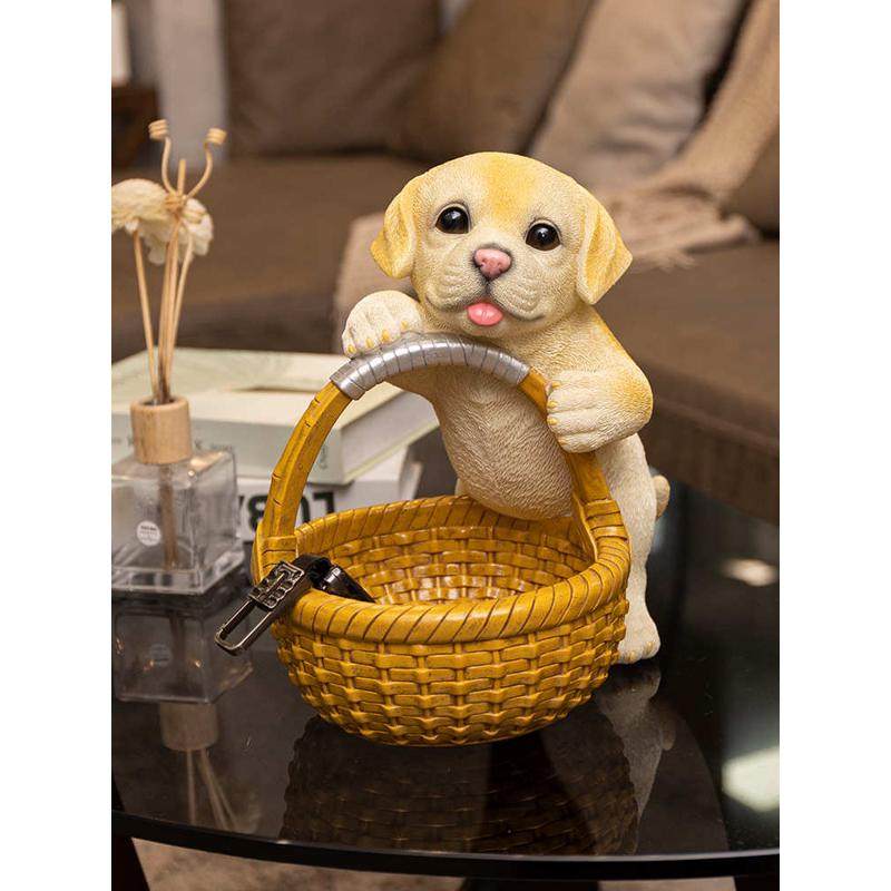 JW玄关收纳摆件美式家居饰品客厅装饰门口鞋柜上放钥匙小摆设