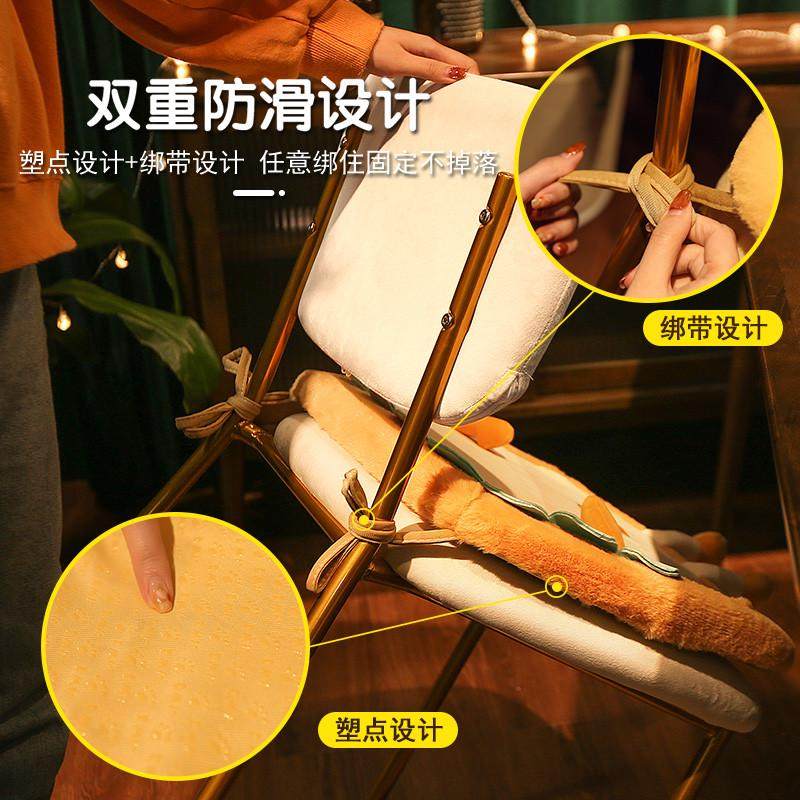 乳胶坐垫办公室久坐屁垫防滑椅子垫子学生屁股垫椅垫家用加厚陵星