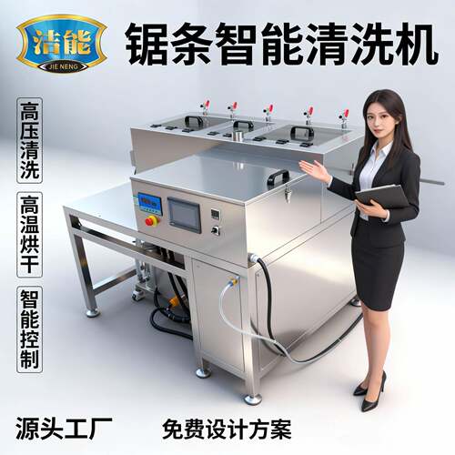 工业级锯条清洗机除油除尘全自动高压喷淋锯条制造厂清洁设备