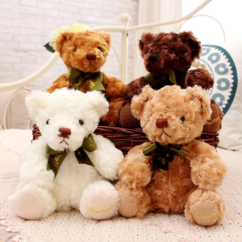 厂家毛绒丝巾泰迪熊公仔毛绒布娃娃玩偶毛绒抓机娃娃活动礼品定制