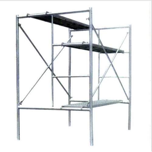 可拆装镀锌脚手架梯形架施工装修用加厚镀锌移动脚手架喷塑门型架