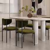 法式 凳子 奶油风餐椅家用北欧高级感餐桌椅子现代简约设计师餐厅款