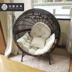 外藤家具酒店民宿休闲网红鸟巢厅阳台躺5-11-6客椅庭院创编意单人