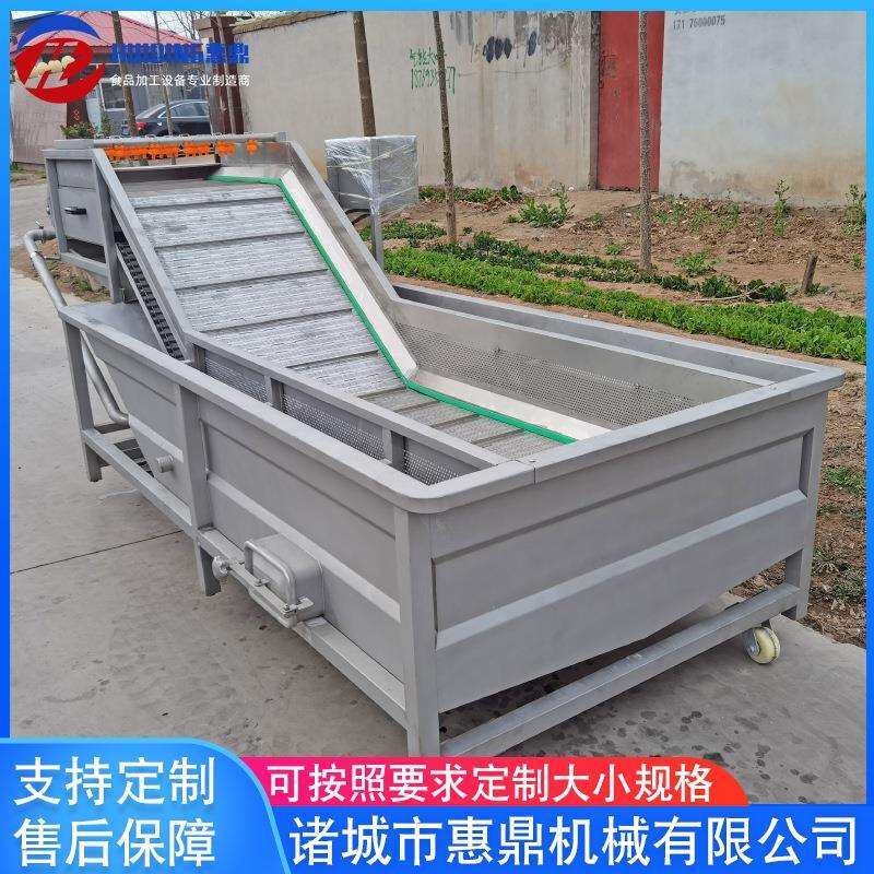 供应气泡翻浪式喷淋冲洗机果蔬喷淋式清洗机紫甘蓝生菜清洗机