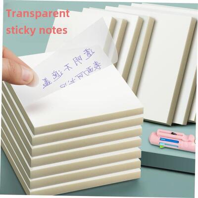 transparent sticky note 透明便利贴即时贴 memo notes 便签贴