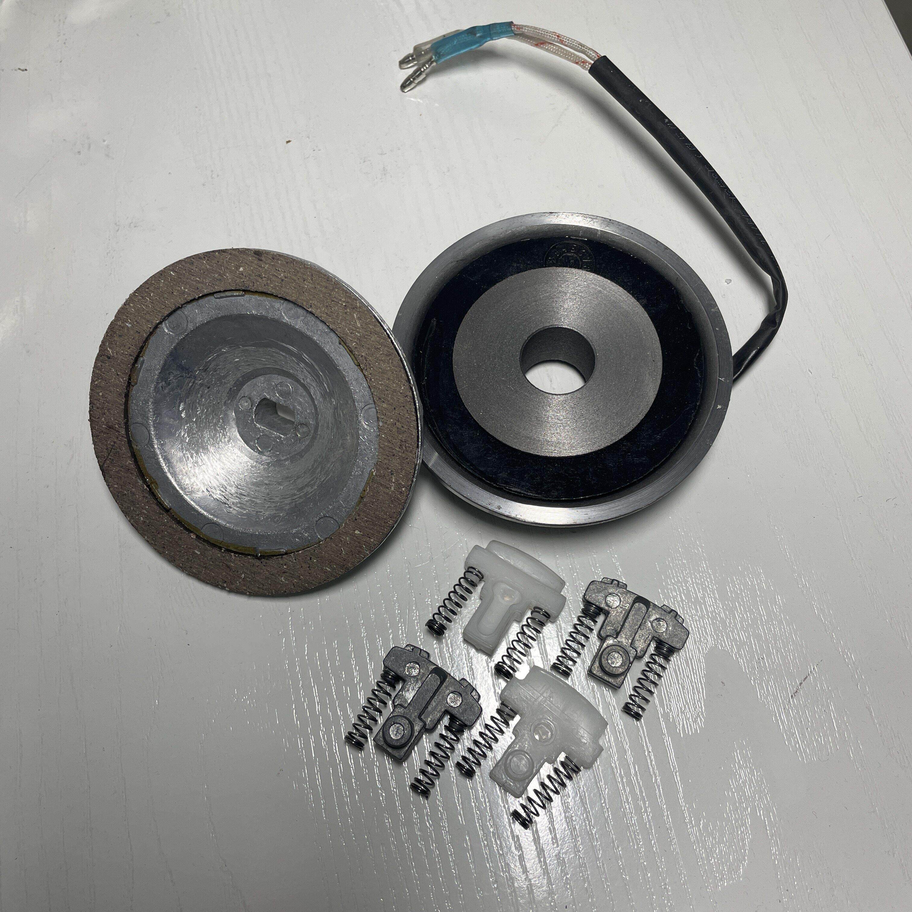 原装东荣卷帘闸门车库门电机煞车线圈配件纯铜弹簧平行煞车皮盘