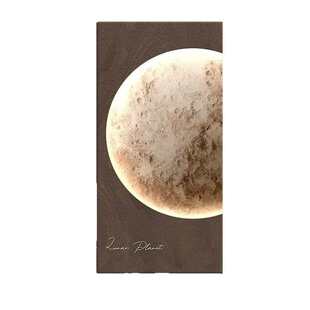 现代简约入户玄关装饰画轻奢高级感月球灯画走廊过道挂画高档大气