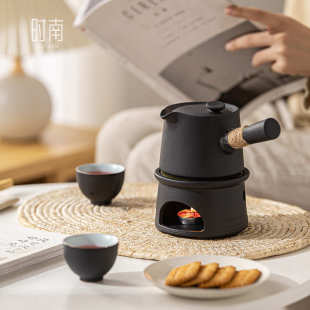 温茶炉小火炉套装 日式 陶瓷蜡烛加热底座温茶器家用暖茶保温煮茶炉
