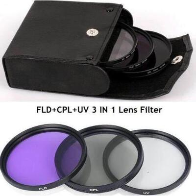 For Camera 52 55 58 62 67 72 77mm UV CPL FLD Lens Filter