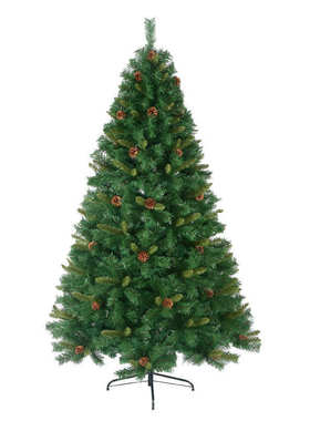 圣诞树PVC加密阻燃1.5米6FT7FT8FT圣诞节装饰外贸热销