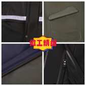 加厚针织布雨衣雨裤 全身防暴雨外卖户外专用商丘雨衣批发 分体套装