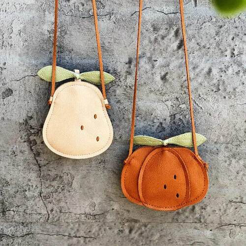 Cute Cartoon Children Bags Girls Pear Small Crossbody Bag Mi