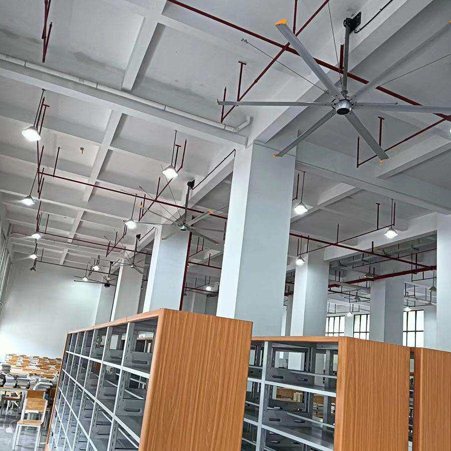 广鼎3.8米工业永磁大吊扇 市场超市食堂4S店远程控制吊顶风扇