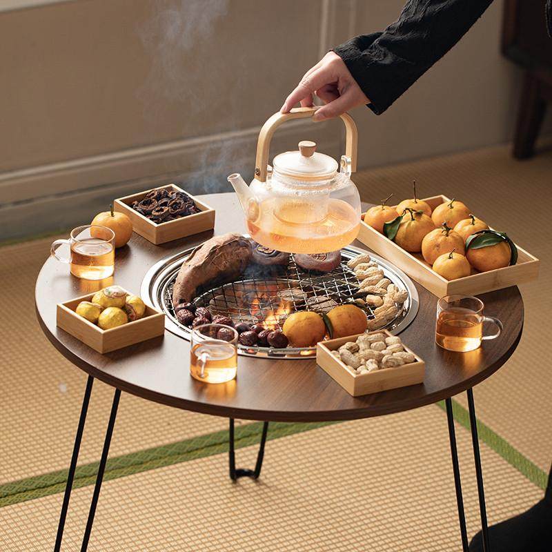 围炉煮茶烤火炉套装器具全套桌炭烧烤炉子家用2024新款烤架围聚碳,厨房/烹饪用具,烧烤炉,淘宝优惠券,粉丝福利购,淘宝优惠卷