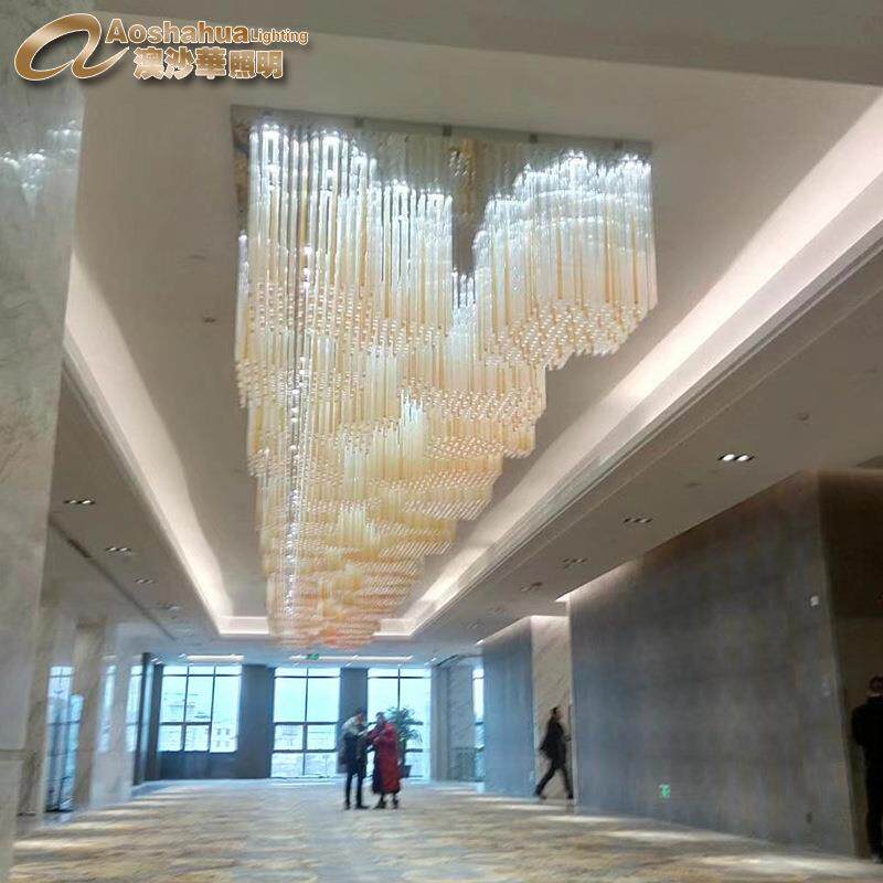вялікая люстра酒店水晶吊灯large chandelier