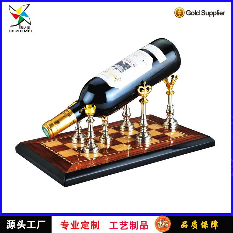 样板软装饰品欧式酒柜装饰品红房酒架创意用摆件金属013工实艺品