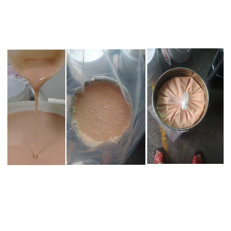 人体硅胶0度肤色 抗撕拉不出油超柔软 铂金硫化食品级仿真人体胶