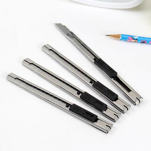 Small utility knife, stainless steel paper cutter, metal kni