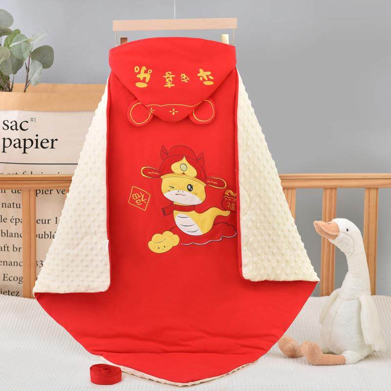 蛇年新款婴儿抱被秋冬款豆豆绒新生儿加厚夹棉包被春秋夏款薄被子,婴童用品,婴童抱被/抱毯,淘宝优惠券,粉丝福利购,淘宝优惠卷