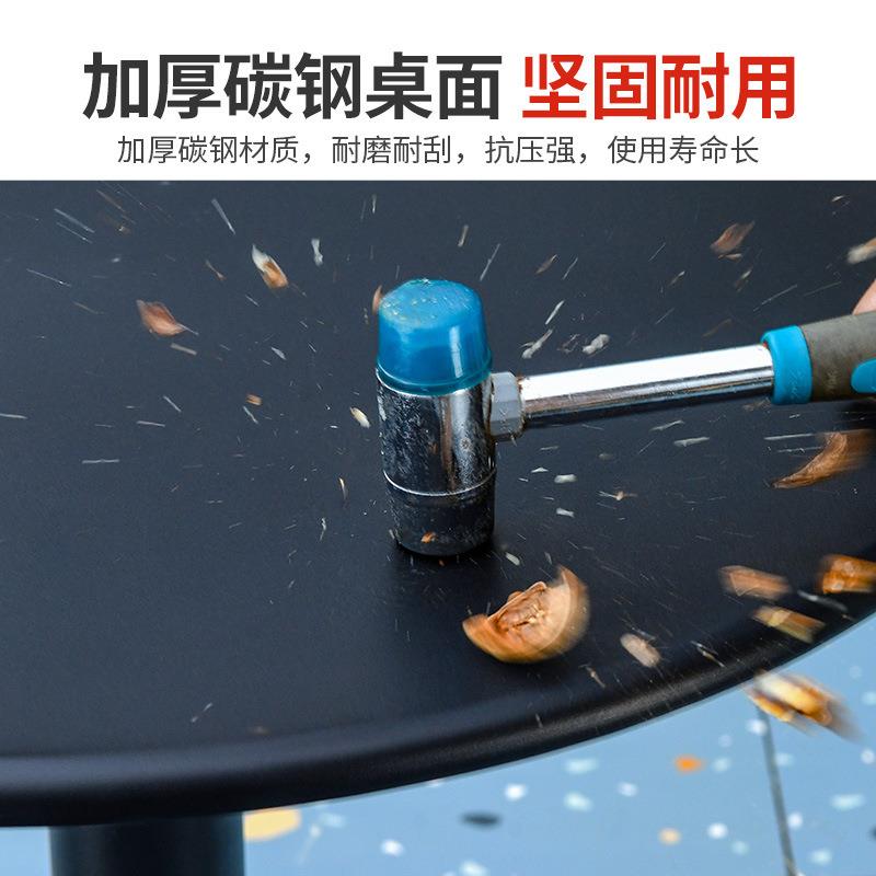 户外阳台桌椅三件套休闲小茶几塑料椅露台一桌二椅下午茶桌椅组合