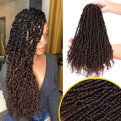 Passion Twist Braiding Hair Crochet braids hair 钩针脏辫