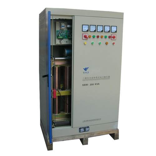 厂家直销三相大功率稳压器SBW-200kva三相电力补偿式稳压器380V