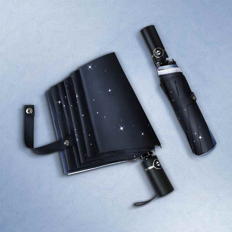 xy自t10骨空伞男星士学生雨折叠简约动晴雨两用太阳伞女745加大结