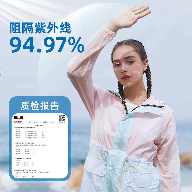 琴飞曼雨衣遮阳轻薄雨衣女夏季全身长款骑行出游 游乐场透明雨衣