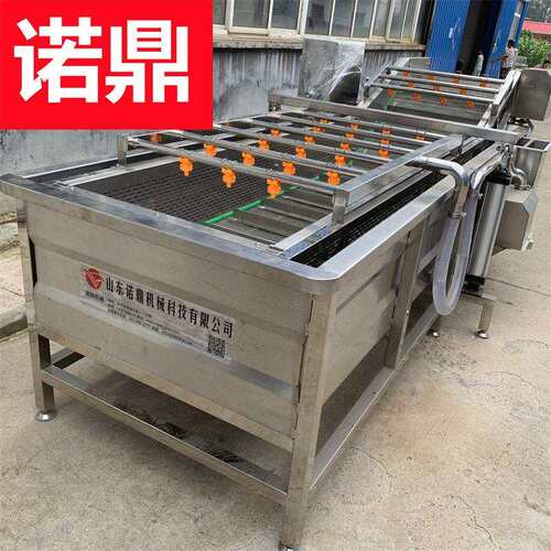 连续清洗机气泡清洗机多少钱连续进出料清洗机诺鼎清洗设备