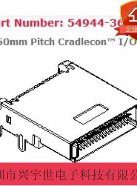 54944-3673 549443673 原装进口品牌连接器 莫莱克斯molex连接器